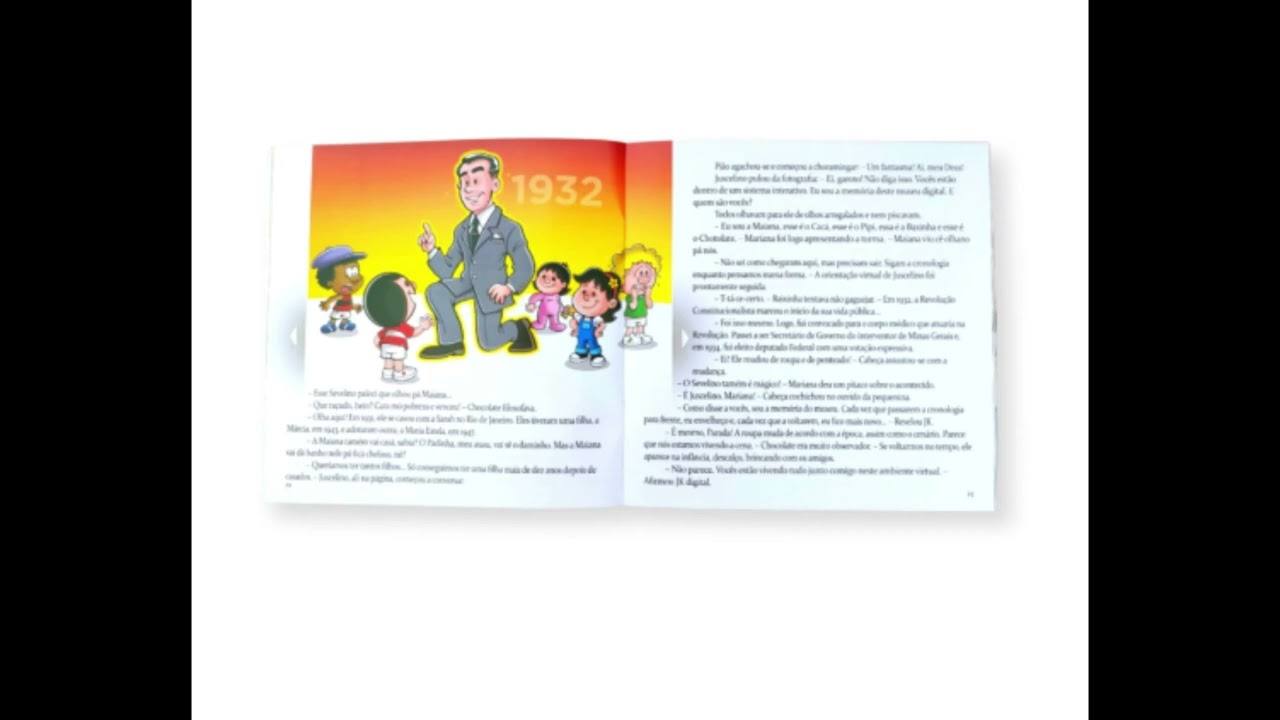 Audiobook infantil Turma do Cabeça Oca — Os desafios de JK, de Christie Queiroz, com audiodescrição.